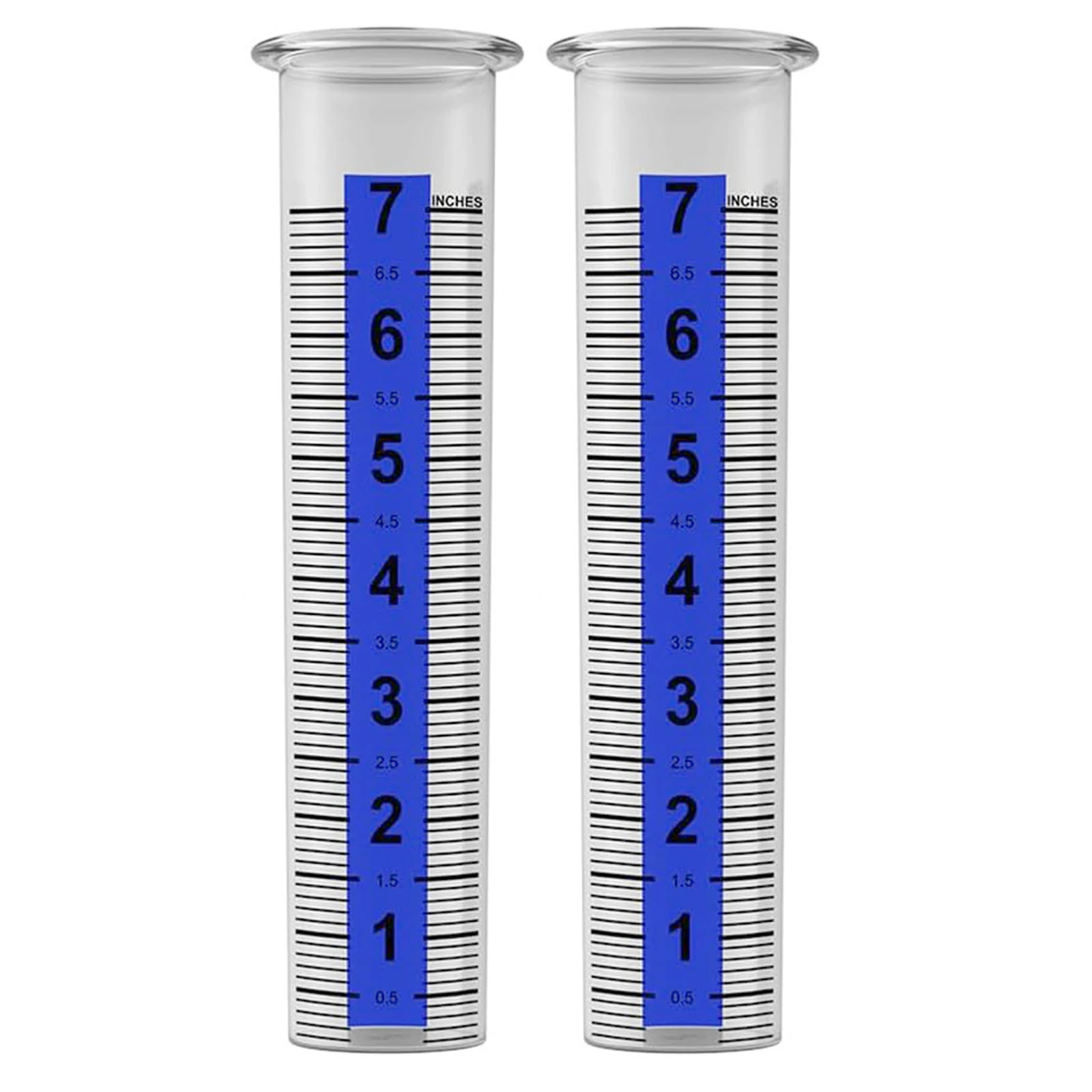 Rain Gauge with Mounting Rack High and Low Temperature Resistance Rain Gauge for Garden Lawn Backyard Patio