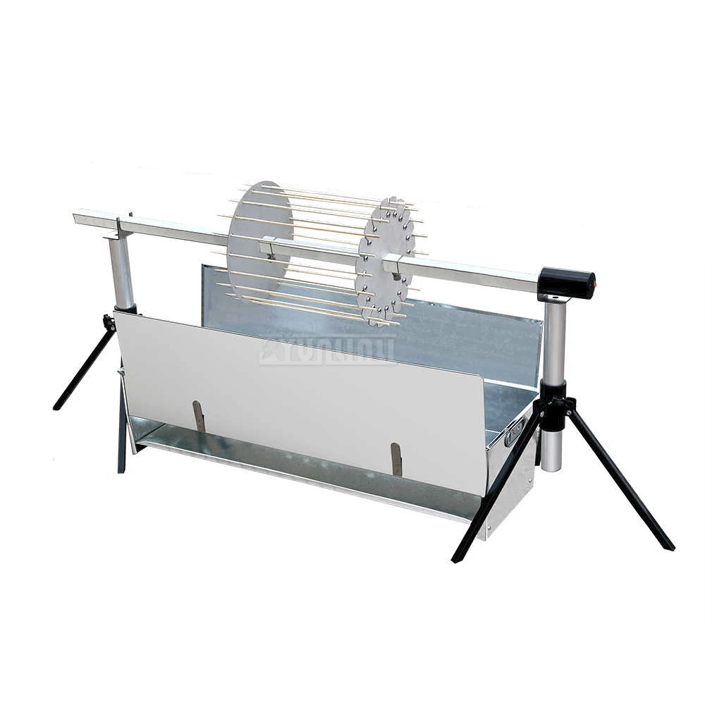 Parrilla de barbacoa eléctrica giratoria con Elektrikli Izgara plegable de autorformación