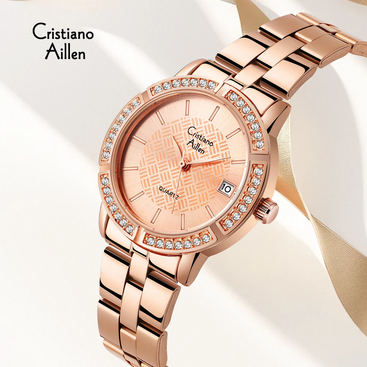 Reloj Mujer mode strass femmes élégantes montres à Quartz de luxe affaires dames montre-bracelet Simple calendrier montres pour femme