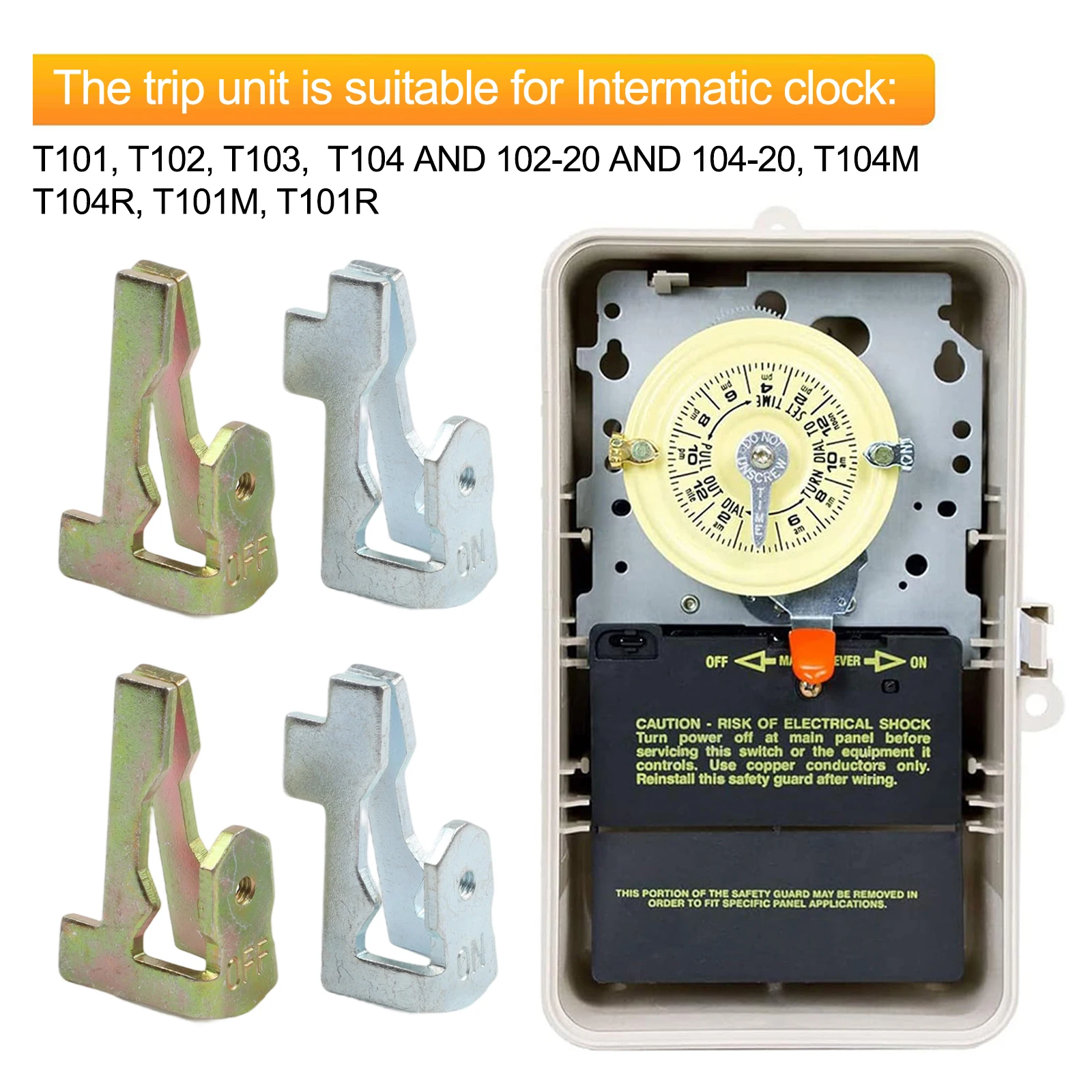 12Pcs Gold Silver Tripper Kit With Screws For Intermatic For T100 T7000 WH40 Series Time Switch Precision Control Metal