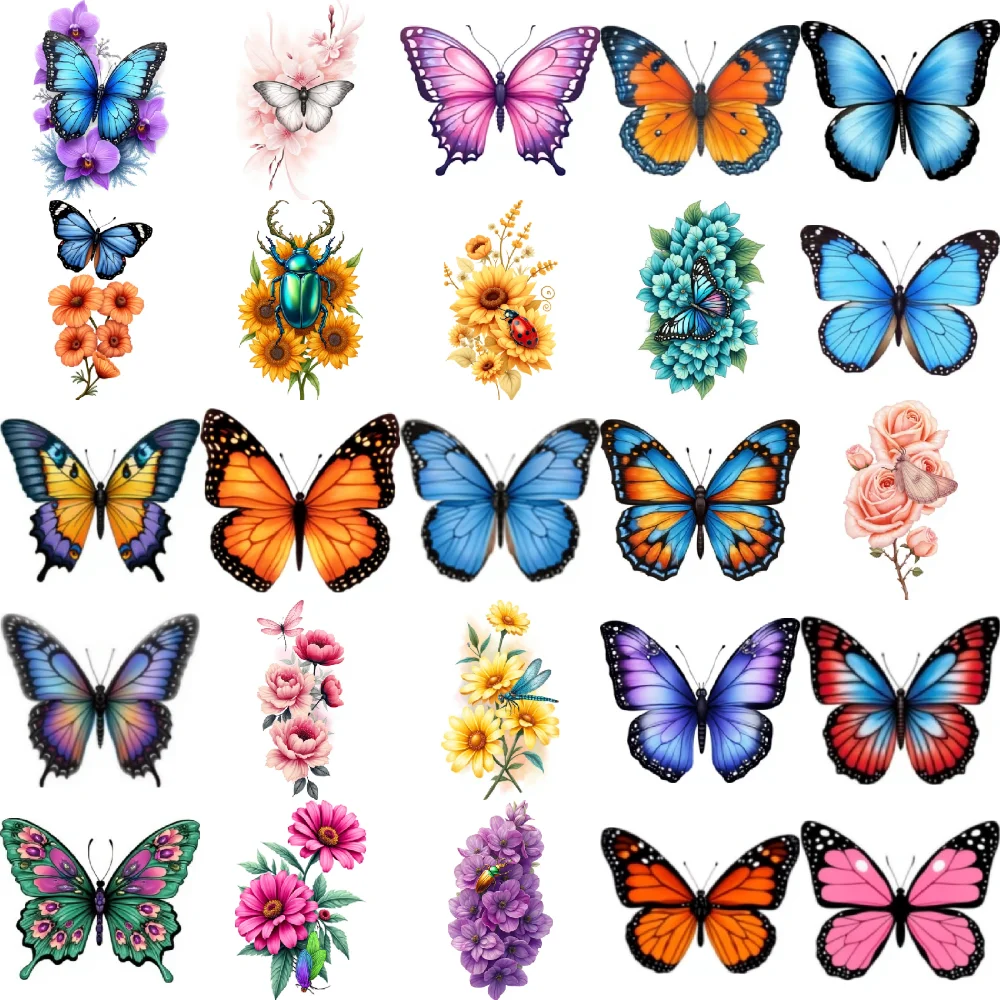 

Waterproof Temporary Tattoos Tattoo Stickers Floral Tattoos for Women Beach Men
