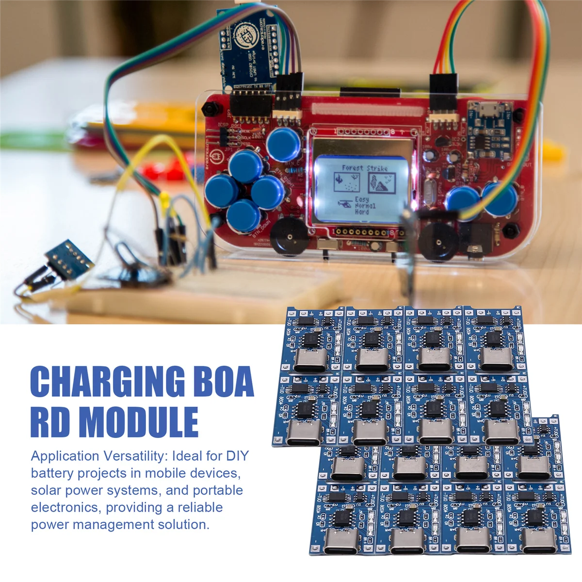 Carte de charge de batterie au lithium TP4056, 5V, interface Tech Type-C, protection de charge, 20 pièces