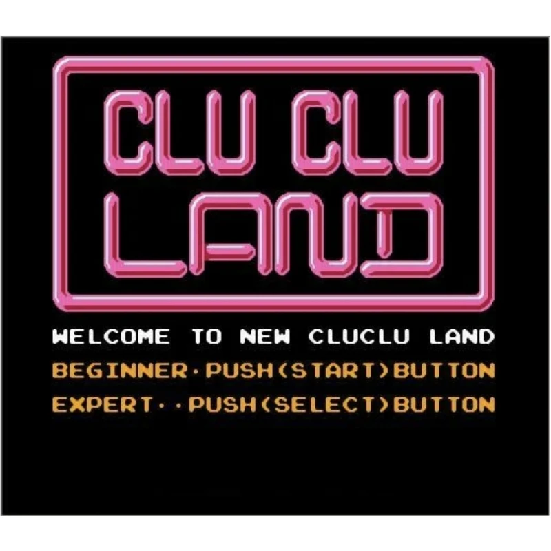 New Clu Clu Land (FDS) Game Cartridge for FC Console 60Pins Video Game Card