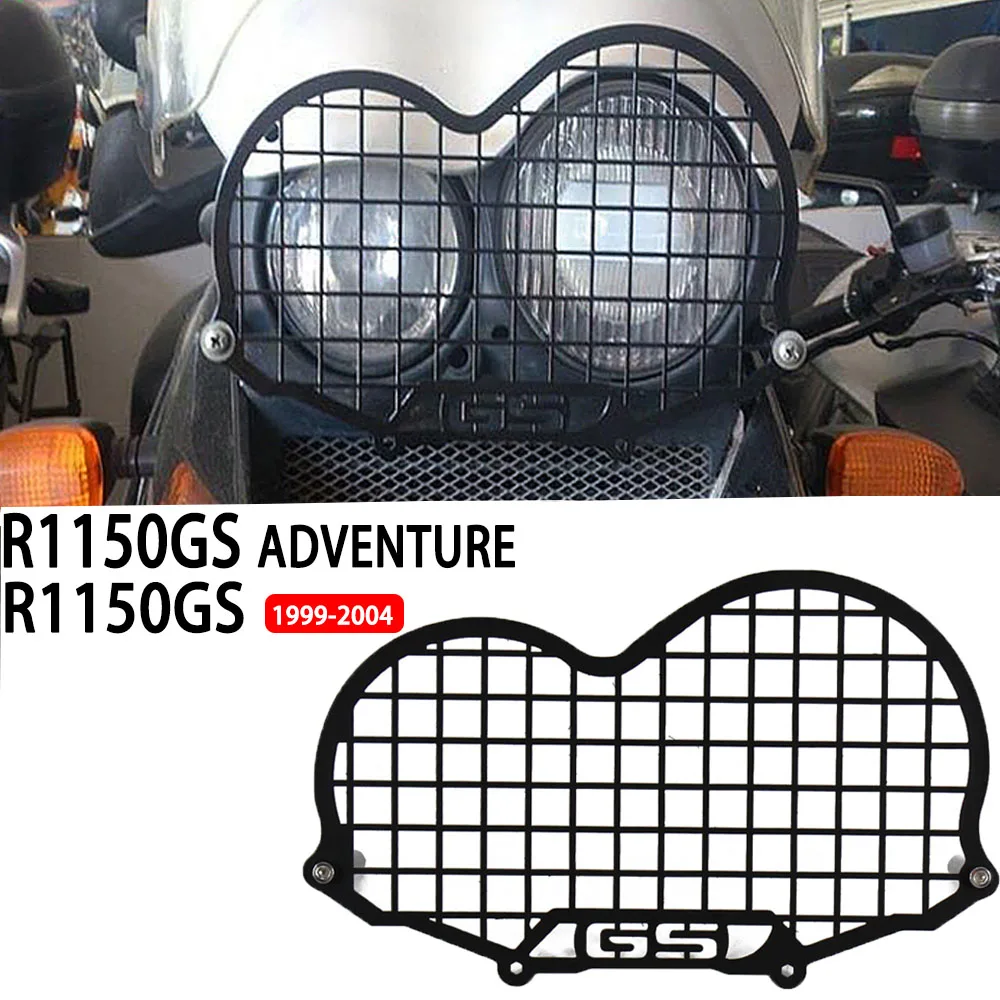 

NEW For BMW R1150GS & ADVENTURE adventure ADV R 1150 GS Motorcycle Black Headlight Guard Protector Grill 1999 - 2004