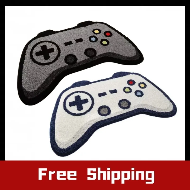

Game Console Controller Imitation Cashmere Floor Mat Bathroom Water-absorbing Foot Mat Entry-level Easy To Clean Door Mat