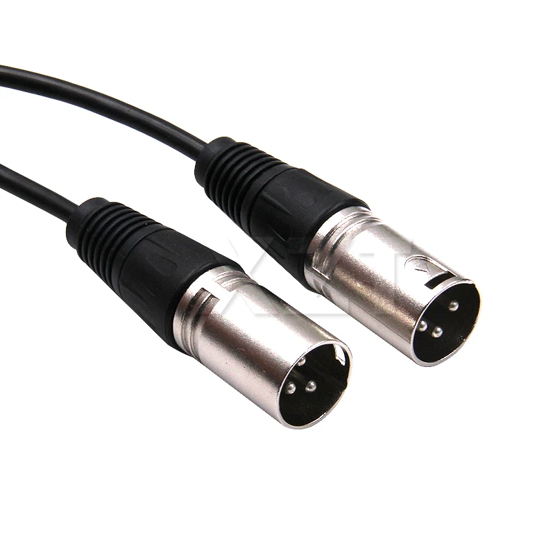 50cm XLR Female Double Male Audio Line XLR CANNON Female Two Male 3 PIN Audio Cable XLR Y-Split Male 3P Cannon Spliter Converter