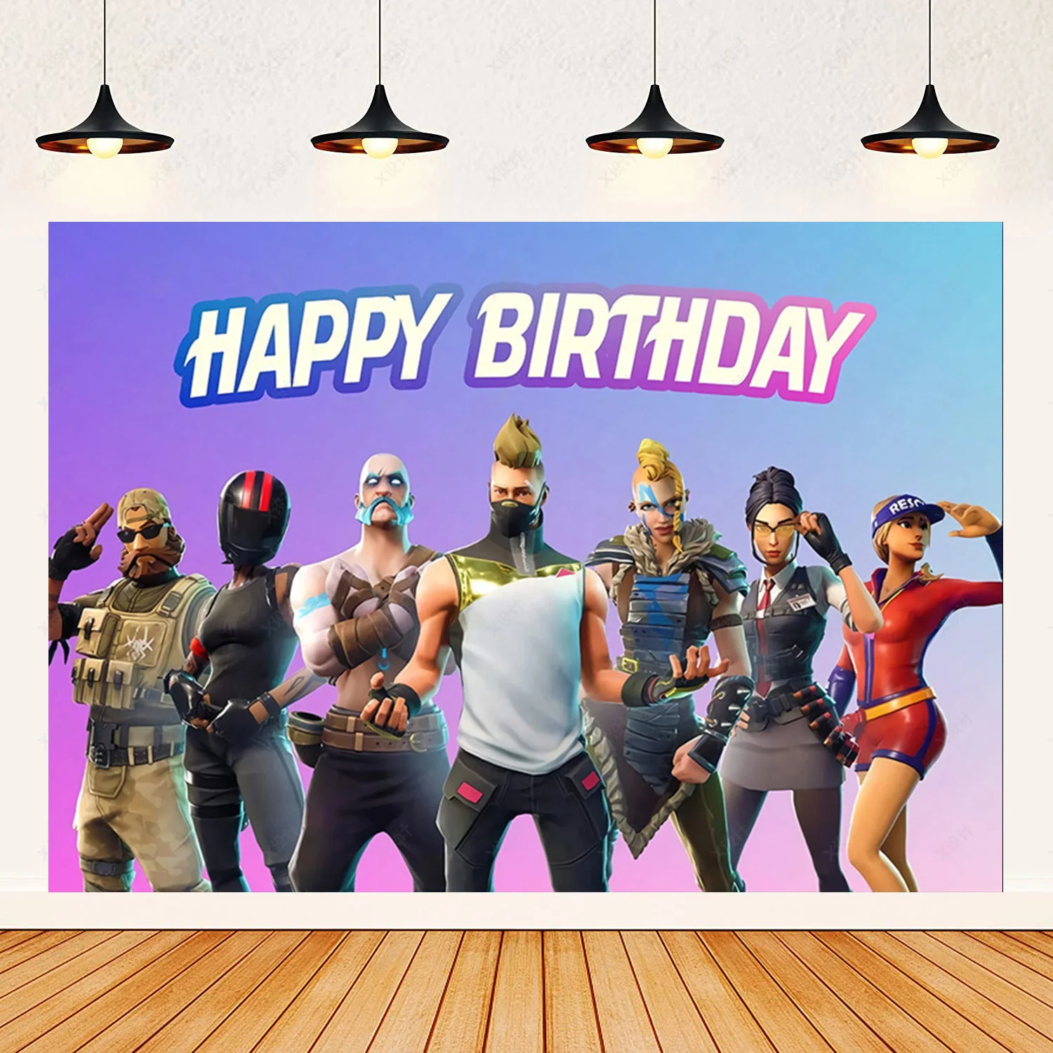 Fortnite Schietspel Verjaardagsfeestje Benodigdheden Achtergrond Hot Game Poste Boy Decoratie Achtergrond Fotografie Props Kindergeschenken