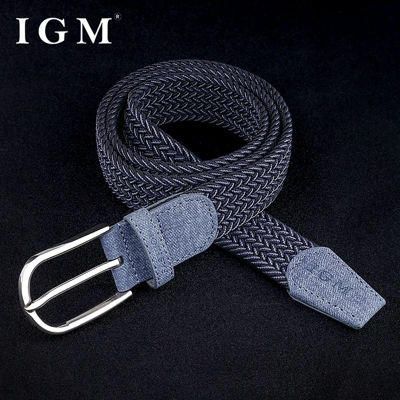 Men Belt  Woven No Holes Needle Buckle Belt for Men Canvas Student Military Training Pants Belt for Versatile Jeans