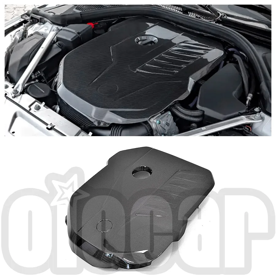 

oiomotors Dry Carbon Fiber B58 Engine Cover for BMW 2Series G42 M240i 3Series G20 G21 M340i 4Series G22 M440i Z4 40i Supra A90