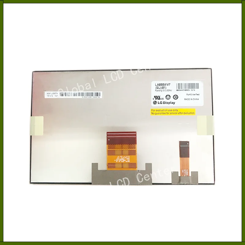 

8 inch LCD display LA080WV7(SL)(03) LA080WV7-SL03 SL01 screen panel for Toyota corola 20q9 Navi audio