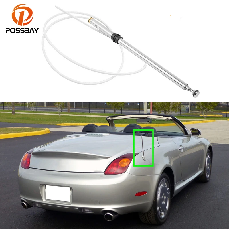 Car Power Antenna Mast AM/FM Radio Signal Aerials for Lexus SC300/SC400/SC430/ES300/GS300/LS400 Exterior Accessories 86337-50141