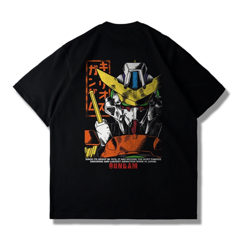 

Japanese Anime-related Men's and Women's T-shirts From Barbatos, High-quality Pure Cotton Summer Pure Cotton Short-sleeved