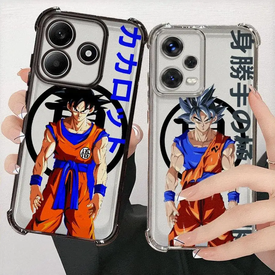 

Case for Redmi Note 13 14 9S 10 Pro 11 9Pro 10s 12 Pro 10 Lite 11s Soft Cover Cool Cartoon Anime