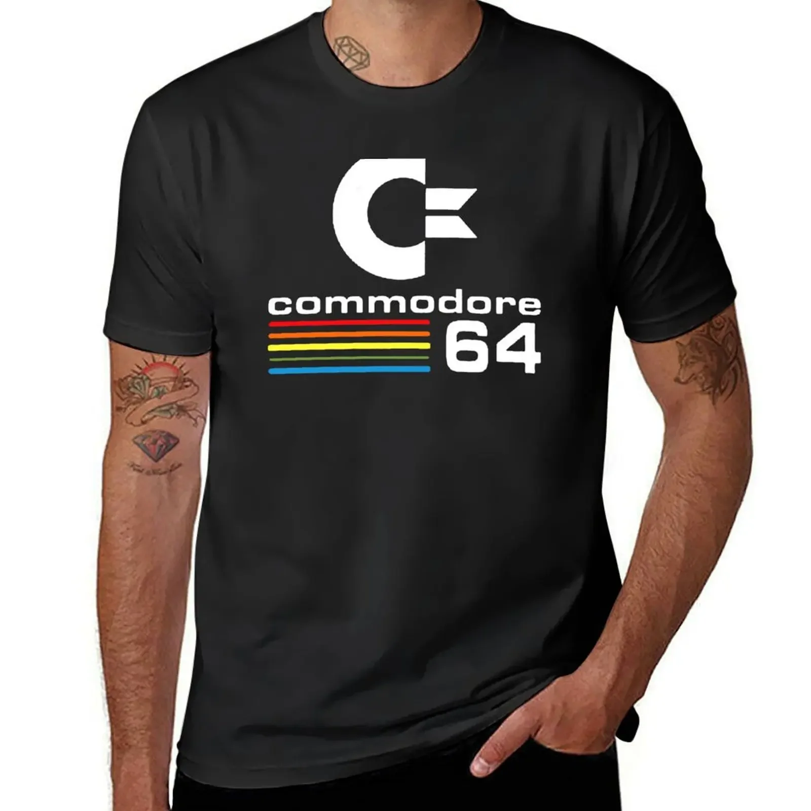 2018 Summer 64 T Shirts C64 SID Amiga Retro 8-bit Ultra Cool Design T-Shirt new edition mens t shirts top quality