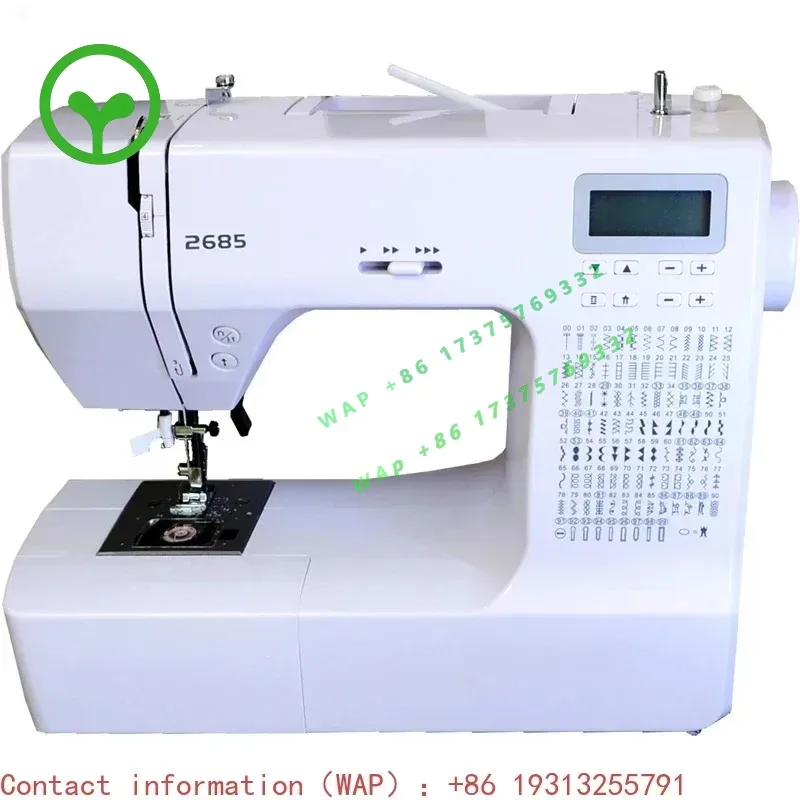 【Best-selling】Multifunctional Household Electric Lcd Display Sewing Machine 220V/36W Mute Thick Buttonhole Embroidery Sewing