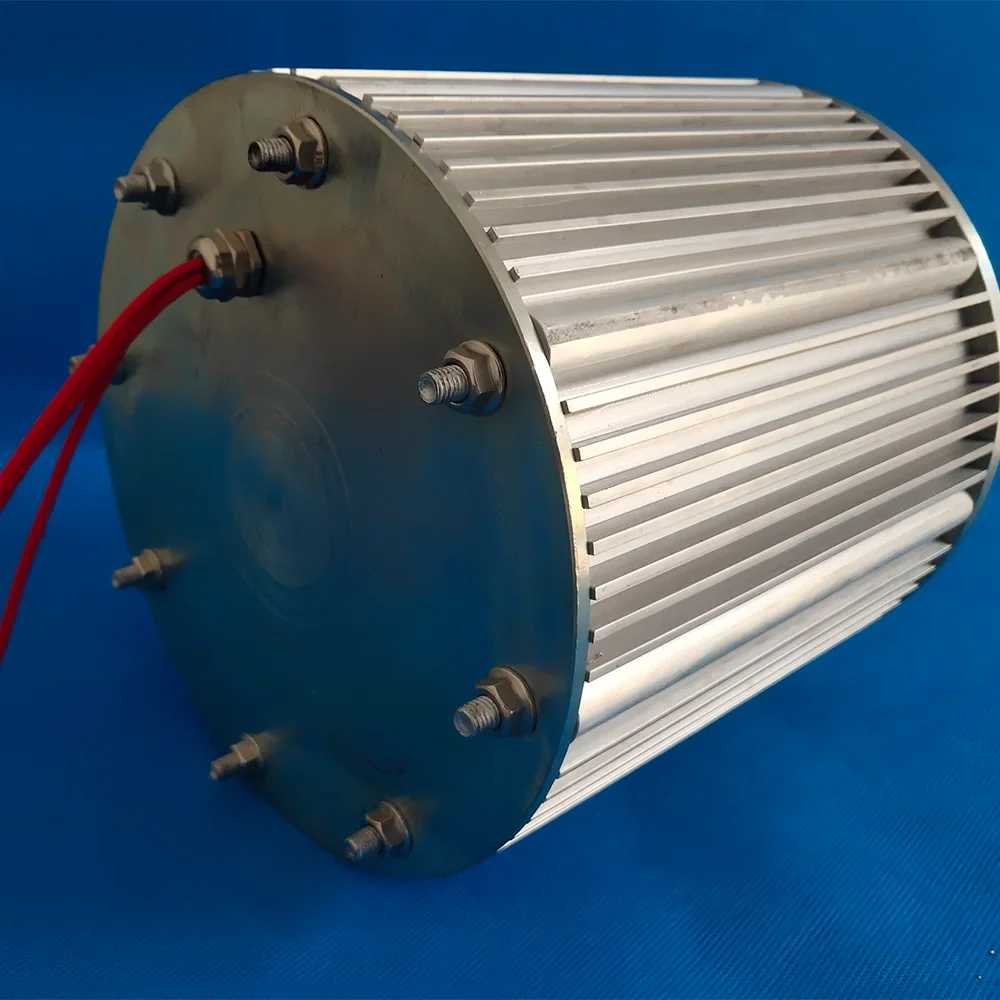 Low Speed 10Kw, 220V Permanent Magnet, Generator Used For, Developing Ac 3 Phase, For Wind Turbines, And Water Turbines