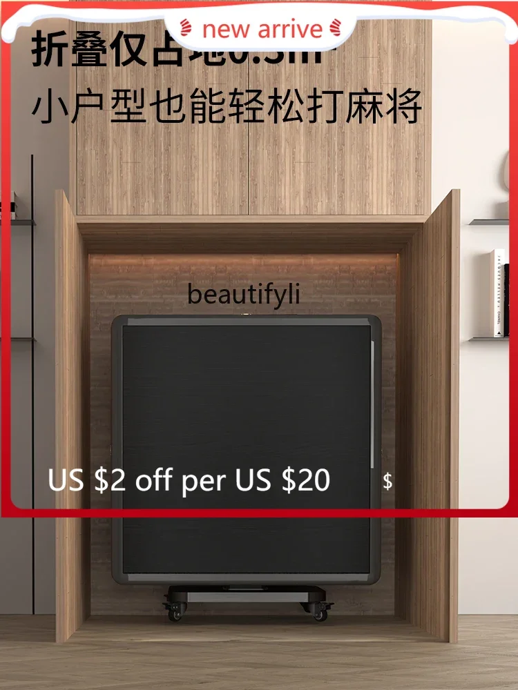 

G1218 Rotor Mahjong Machine Fully Automatic Dual-purpose M280 Roller Coaster Electric Mahjong Table