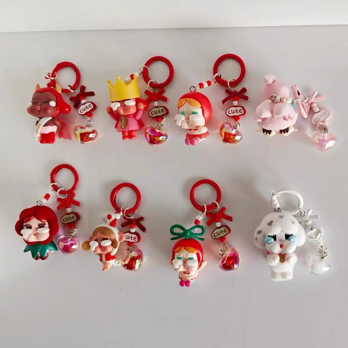 

New Diy Crybaby Doll Keychain Pendant Kawaii Backpack Decor Cartoon Cute Women Girl For Gifts