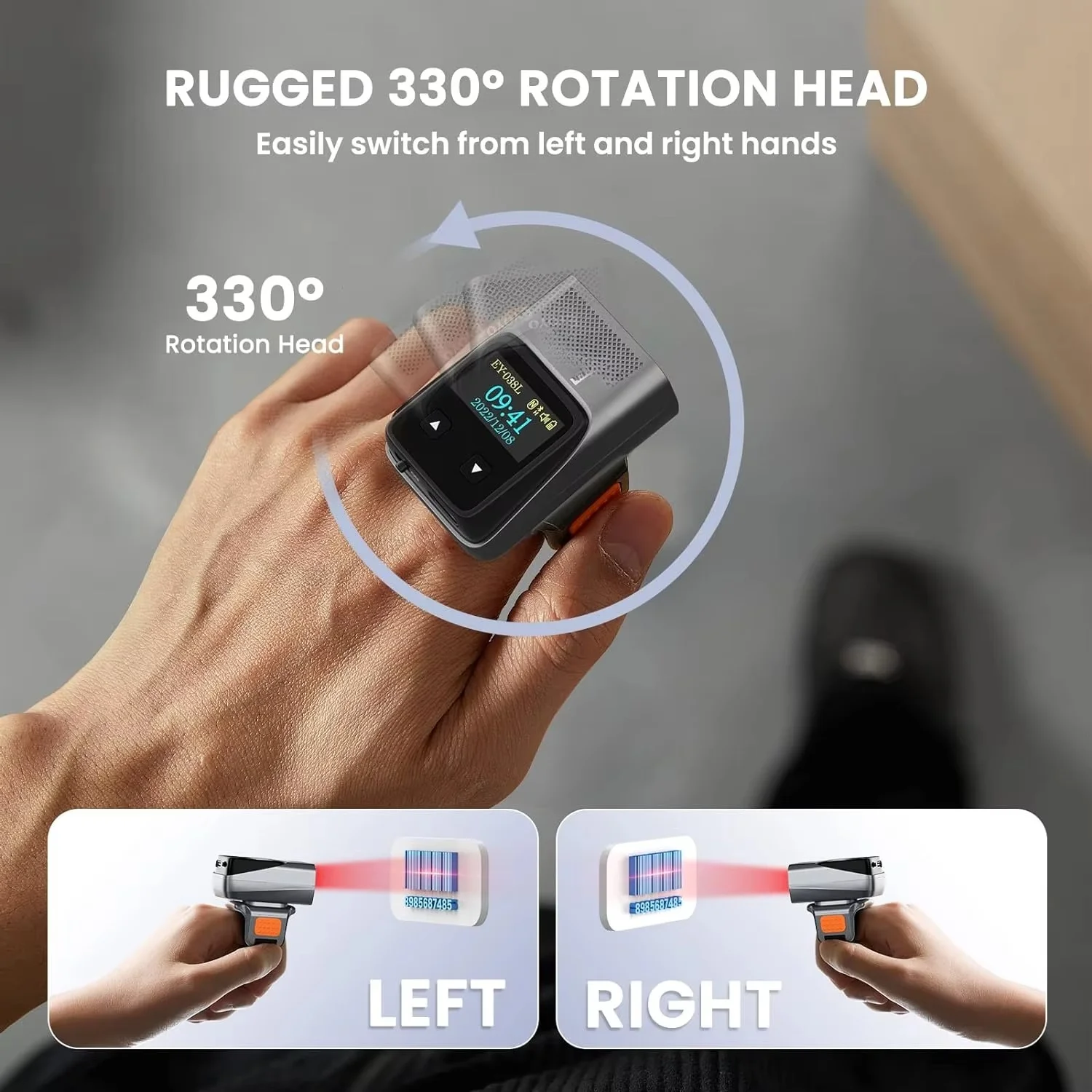 Eyoyo Mini 1D Wearable Wireles - Barcode Scanner Wireless recension och pris