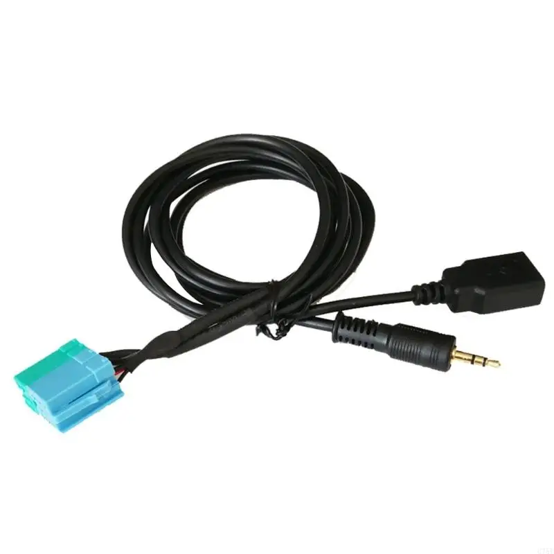 

U75E Car Aux Stereo Line Input Adapter Cable 3.5mm USB