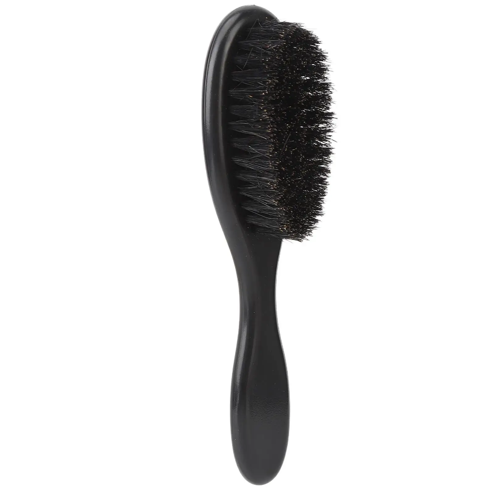 Brosse à barbe ergonomique avec poils denses, outil de coiffage compact et confortable pour un usage domestique