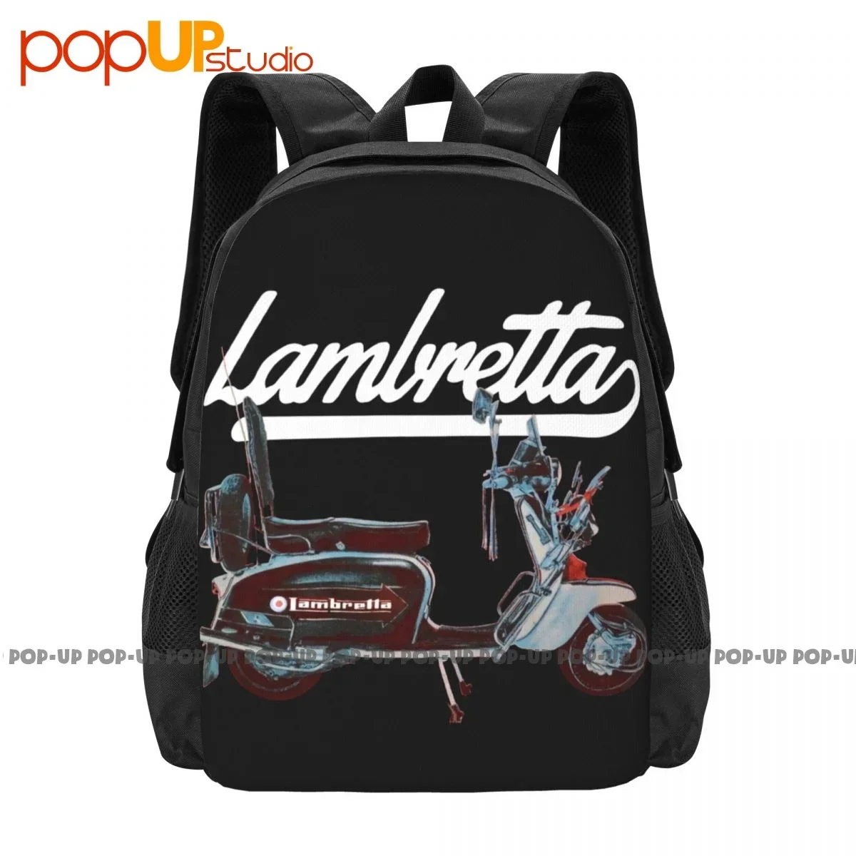 

Lambretta Milan Италия Рюкзак для скутеров Большая вместительная школьная сумка для хранения плавания Спортивная сумка