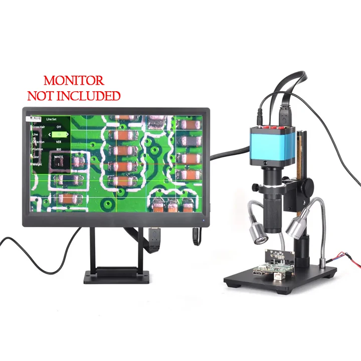 HD14 Million Digital Video Microscope Industrial ca mera Mobile Phone Repair Detection Electron Microscope