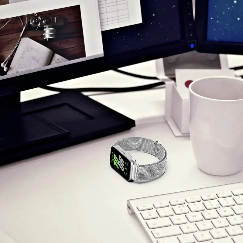 Pasek mediolański do Samsung Galaxy Fit 3, magnetyczny, ze stali nierdzewnej, zamienny pasek na nadgarstek, akcesoria do Galaxy Fit 3 Correa