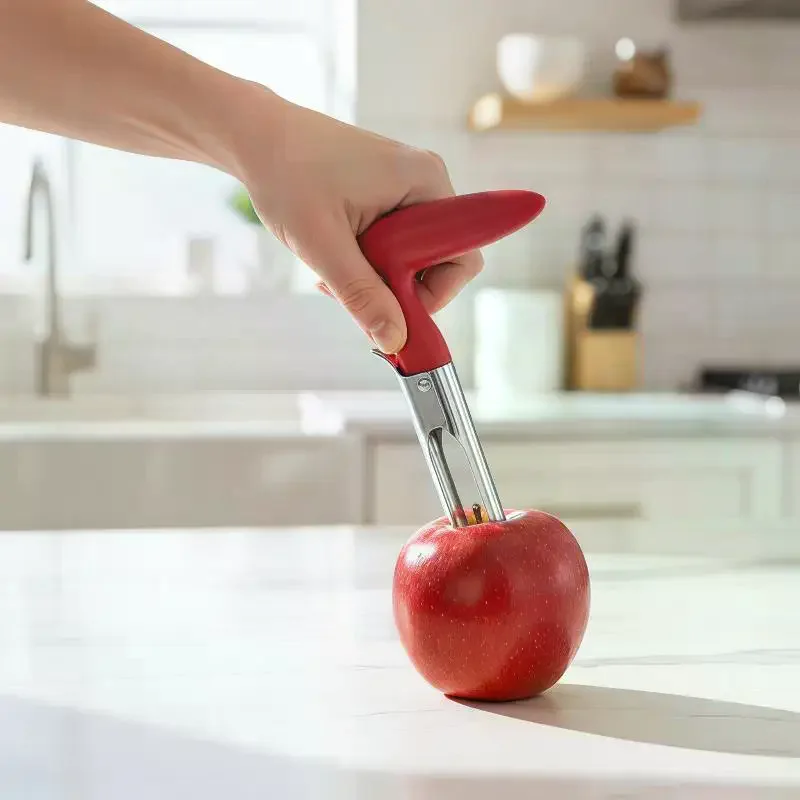 Fruit Corer Stainless Steel Pears Core Remover Tool Fruit Cutter Seeder Kitchen Vegetable Tools for  Pear Fruit Preparation