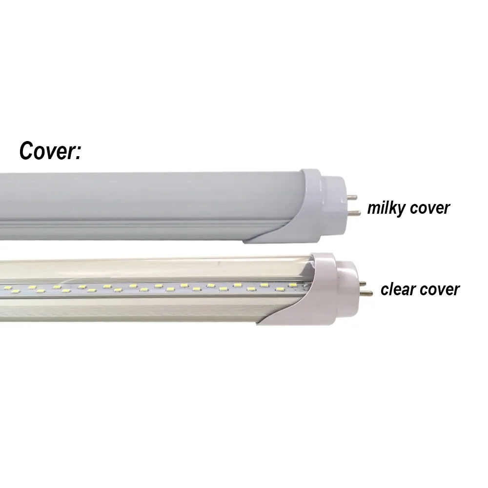Super Bright LED Tube Bulb 2ft 3ft 4ft 5ft 6ft 8ft Dual-Row Lights T8 G13 Bi-pin Fluorescent Retrofit Lamp Daylight Bar Lighting