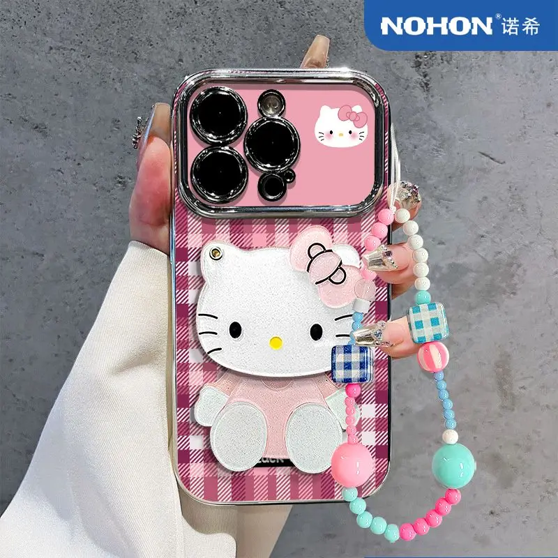 

Sweet Anime Kawaii MINISO Hello Kitty Ins iphone Case Cute Cartoon 16 15 14 13 12 11PROMAX Cute Phone Cover Gifts for Girls