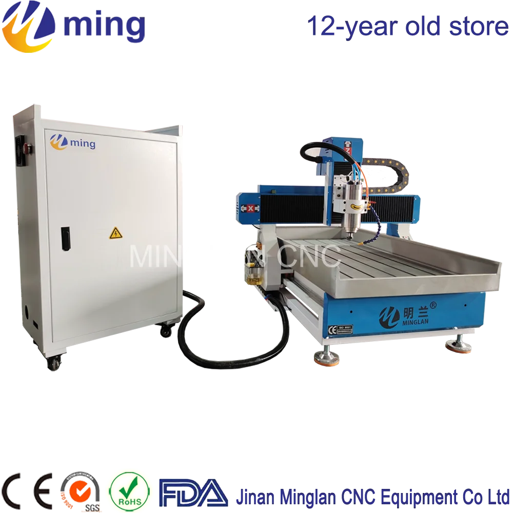 New Upgrade Sink 6090 CNC Router Machine for Bakelite wood metal pvc