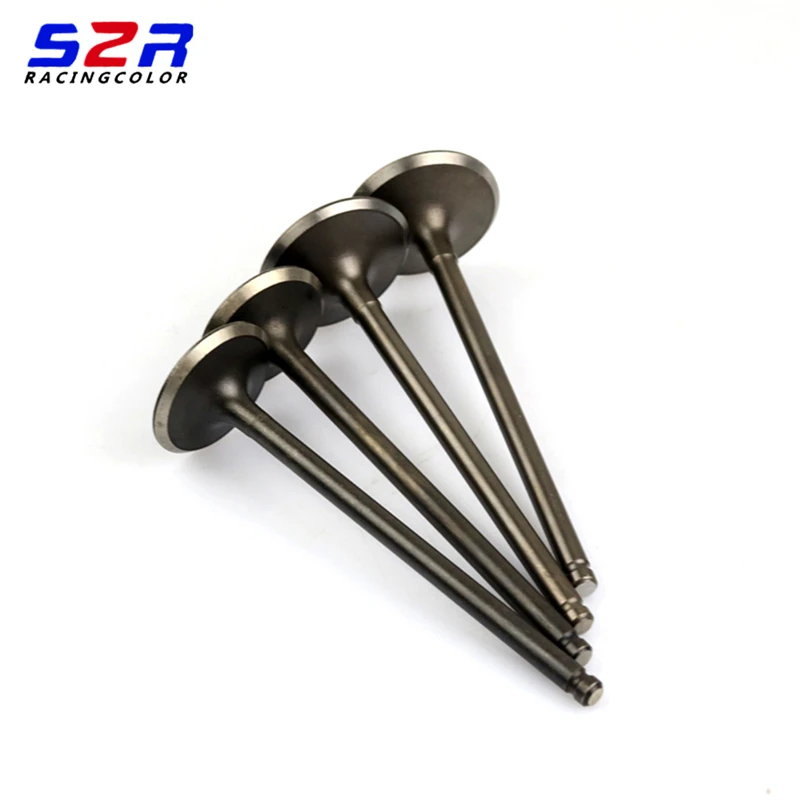 Motorcycle Intake Valve Kit Moto Exhaust Valve for Honda CB400ss XR400 NX400 NX4 Falcon Stem Scooter Engine Part 14711-KCY-670