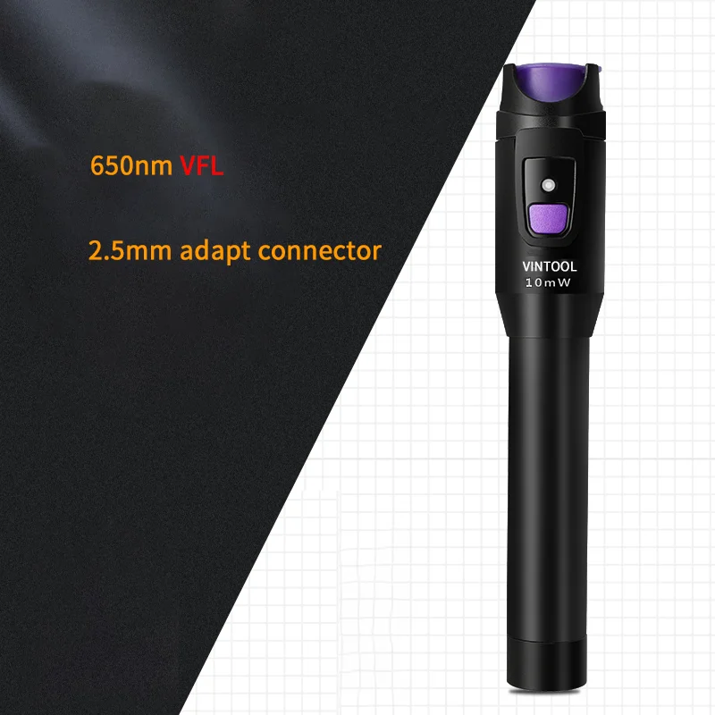 VINTOOL Visual Fault Test 10/20/30mW Fiber Red Light Pen BML-211 Fiber Tester FC/SC/ST VFL FTTH Fiber Testing Tool FTTH