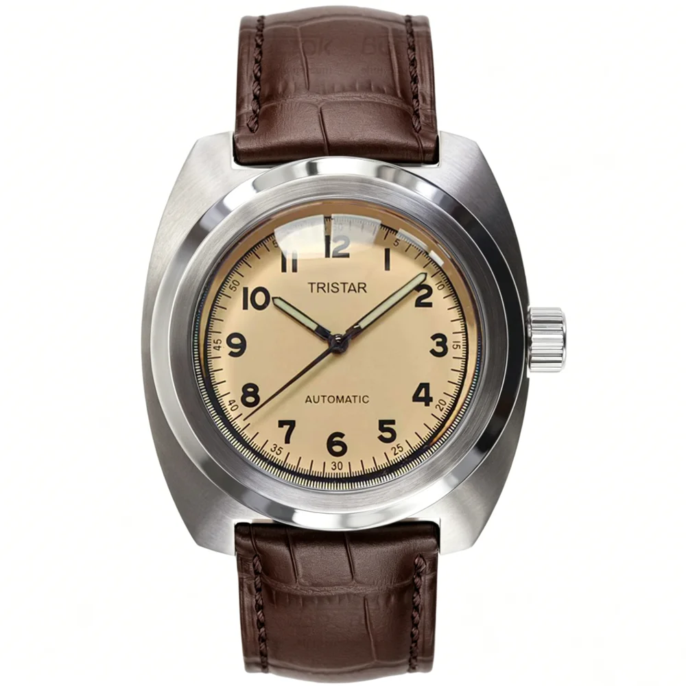 Image of Große Gehäuse Mechanische Uhren Herren Automatik-Armbanduhr Männliche Rechteckige Zeitmesser Uhr