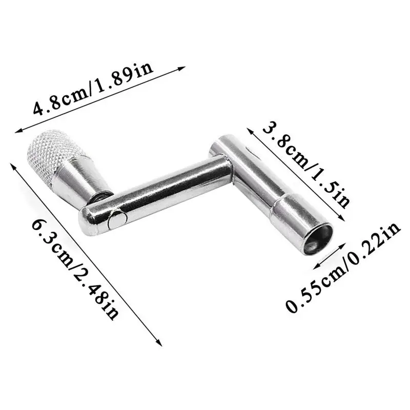 【CYBER MONDAY】Continuous Motion Speed Key Universal Drum Tuning Key Percussion Drum Hardware Tool + Drum Square Drive Wrench Dru