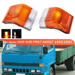 For Isuzu NKR NHR PR57 NKR57 NKR58 NPR58 NPR66 ELF 1983 1984-1993 Car Front Bumper Corner Light Turn Signal Light Reflector Lamp