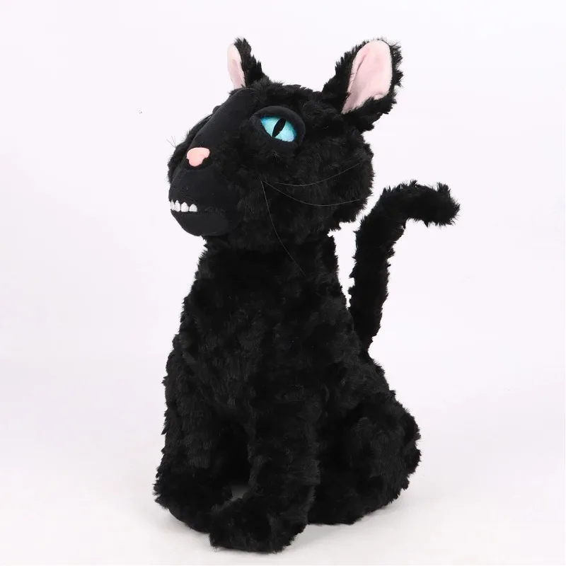 18x20x36CM New Anime Coraline Cat Kawaii Q Version Figure Model Plush Toys Doll Ornament Gifts