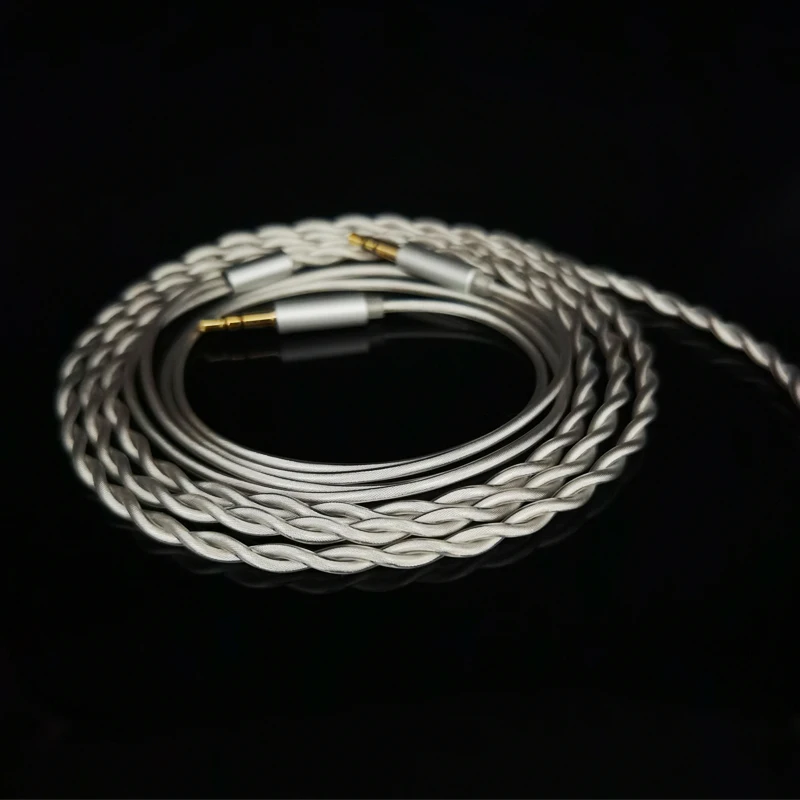Misura HIFIMAN Fiio 3 in 1 Spine OCC 6N Crystal OCC Cavo per cuffie Cavo bilanciato per SUNDARA ANANDA HE4XX HE-400i K7
