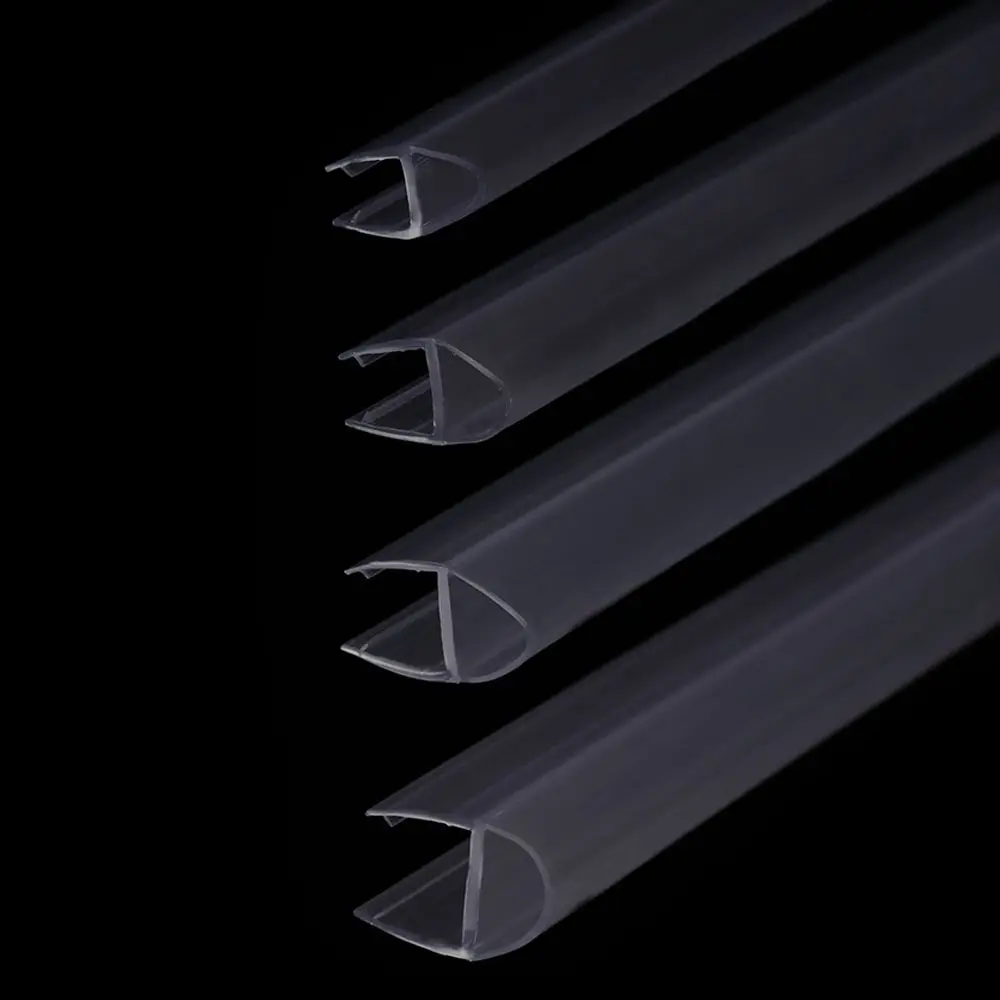Household Useful Prevent Bath Screen Bathroom Glass Door Weatherstrip Window Seal Water Baffle Sealing Strips