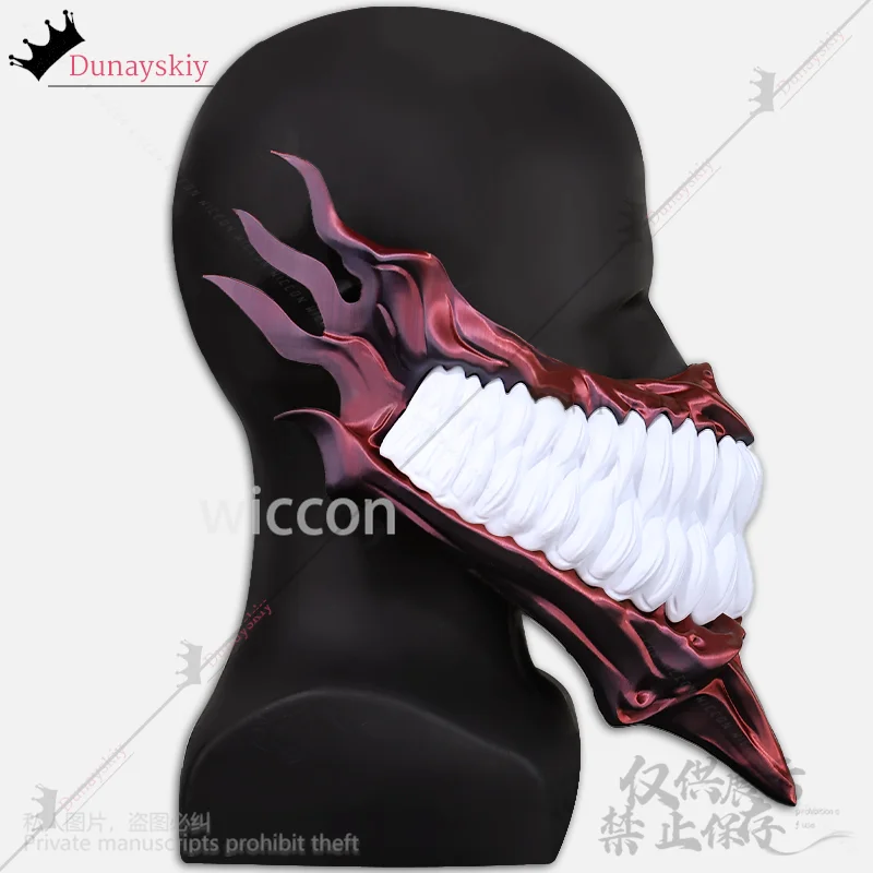 Okarun Ken Tokyo Akura Cosplay Costume pour hommes et femmes, Anime Dandadan, masque 3D, jeu de rôle, horreur, accessoires d'Halloween, cadeaux personnalisés