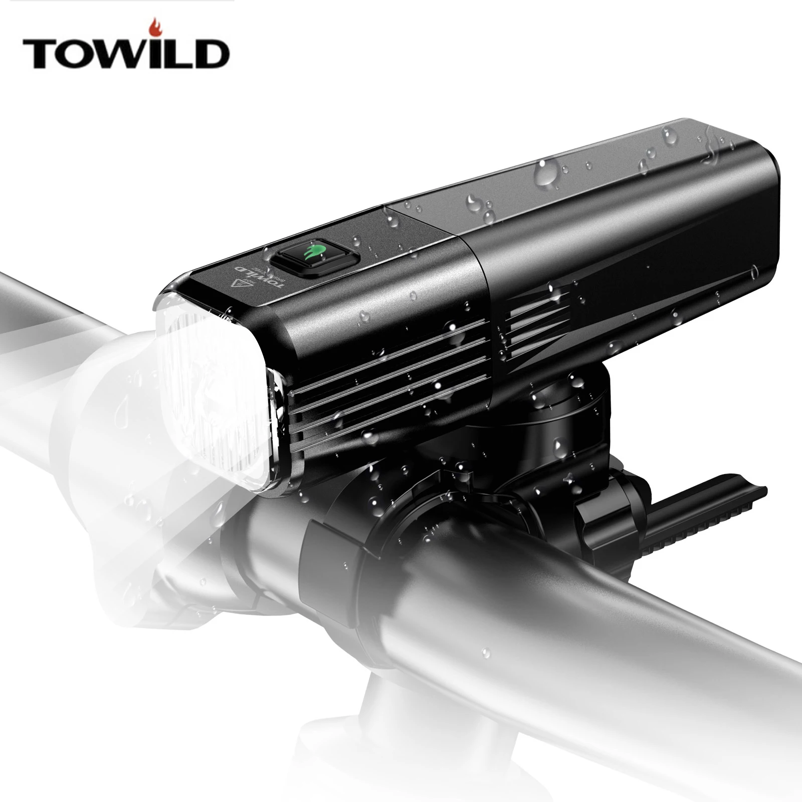 TOWILD BR800 Bike Light with Tail Light USB Rechargeable LED MTB Front Lamp Headlight Aluminum Flashlight Bicycle Light