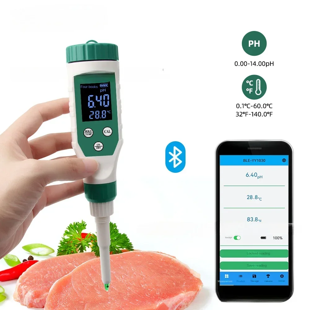 YY-1030 Digital Baby Food, PH Meter, Dough Alkali Tester, Cheese Cosmetics, PH Soil Matrix Acidity Meter