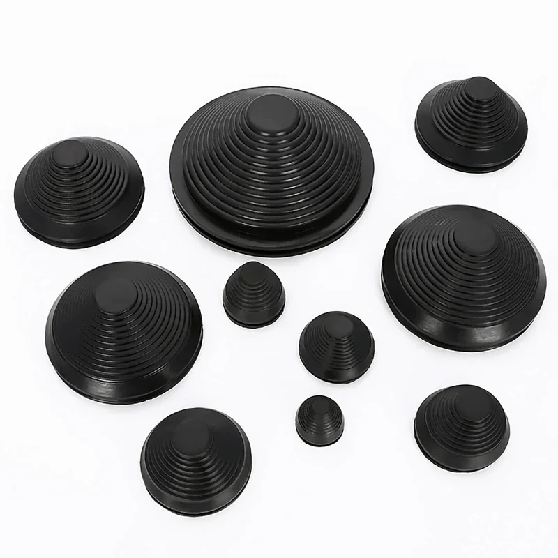Rubber Tower Type Protection Coil for Power Distribution, Box Wire Cable, O-ring Sealing Cap, Hole Plug, 1Pc