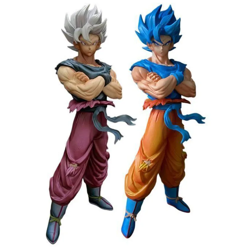

32cm Dragon Ball Z Son Goku Model Anime DBZ Action Figure YJ Super Saiyan Figurine Collection Doll SSJ GK Statue Ornaments Toys