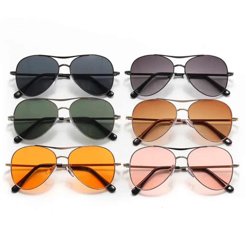 

2025 UV400 Модные детские солнцезащитные очки для мальчиков и девочек, металлические солнцезащитные очки