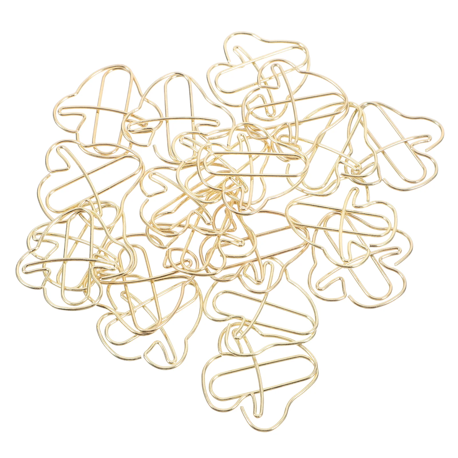 20 Pcs Mushroom Paper Clip Clips Desk Decorations Memo for and Binder Cute Fruit