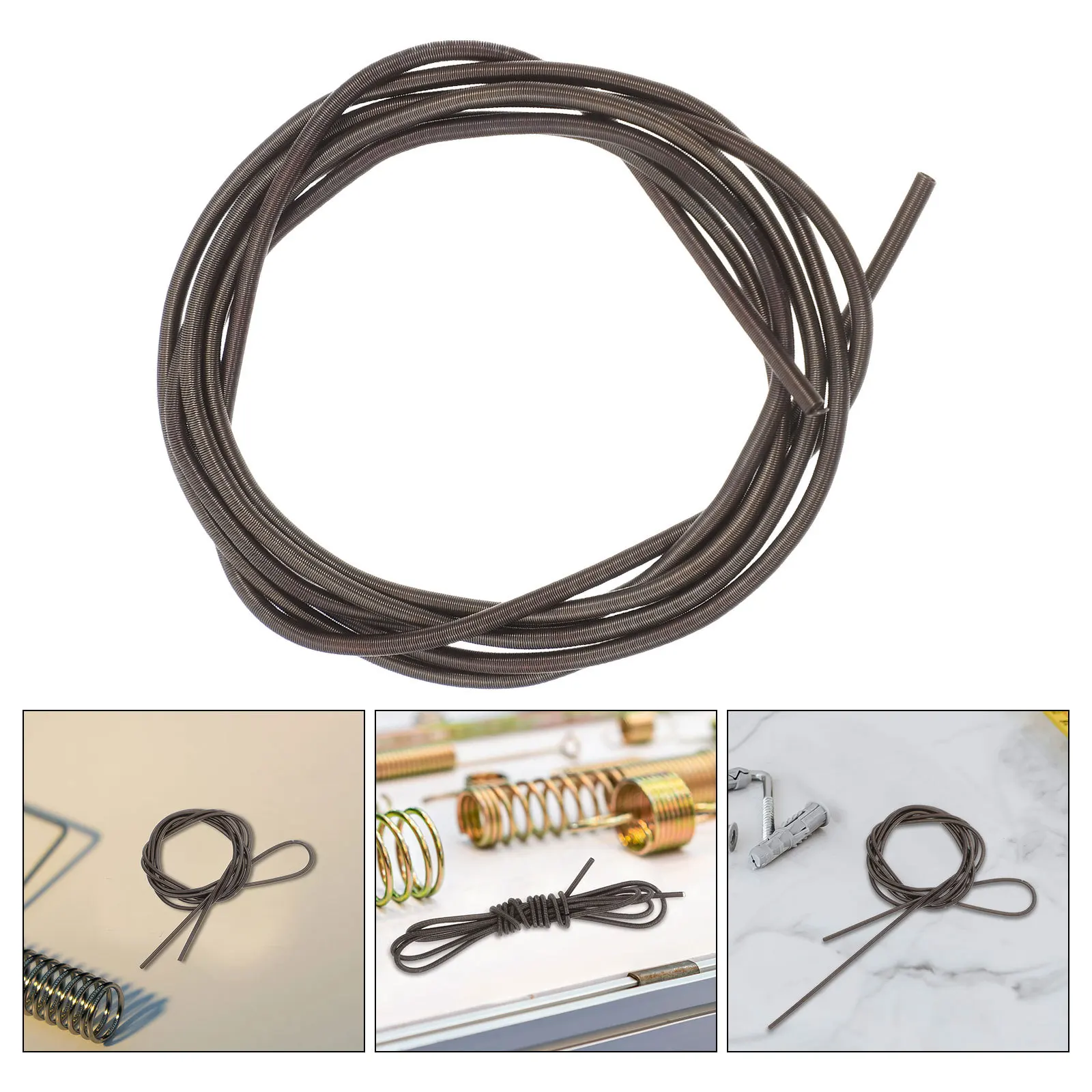 

Mechanical Extension Spring High Quality Manganese Steel Wire Traction Spring Easy Install Stable Tension for Induction Heater