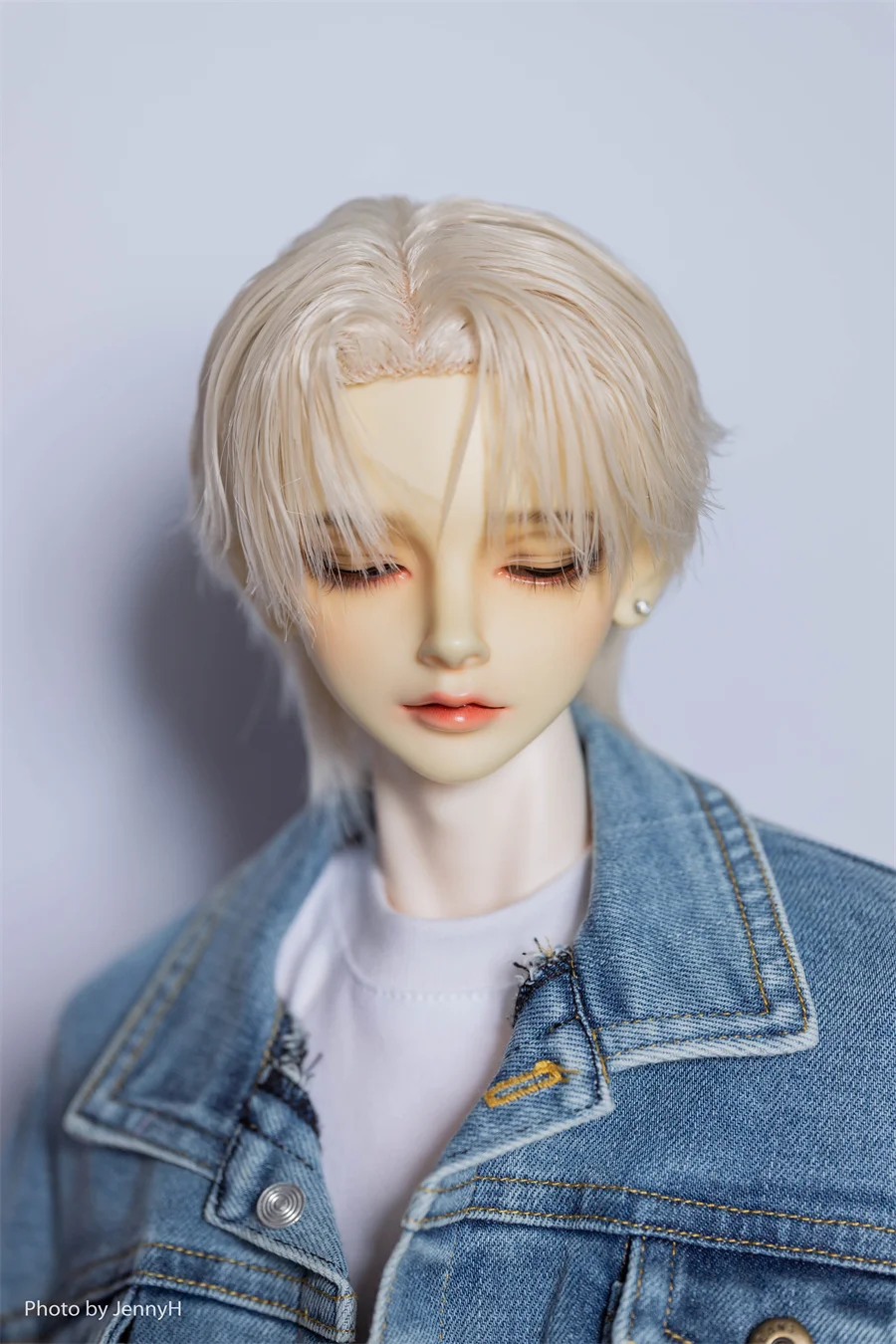

BJD SD Кукла Красный Синий Розовый Серый Парик 1/3 Мальчики Короткий Многоцветный 8-9 дюймов Высокотемпературный Шелковый Парик Для Укладки Волос Аксессуары Для Кукол XC