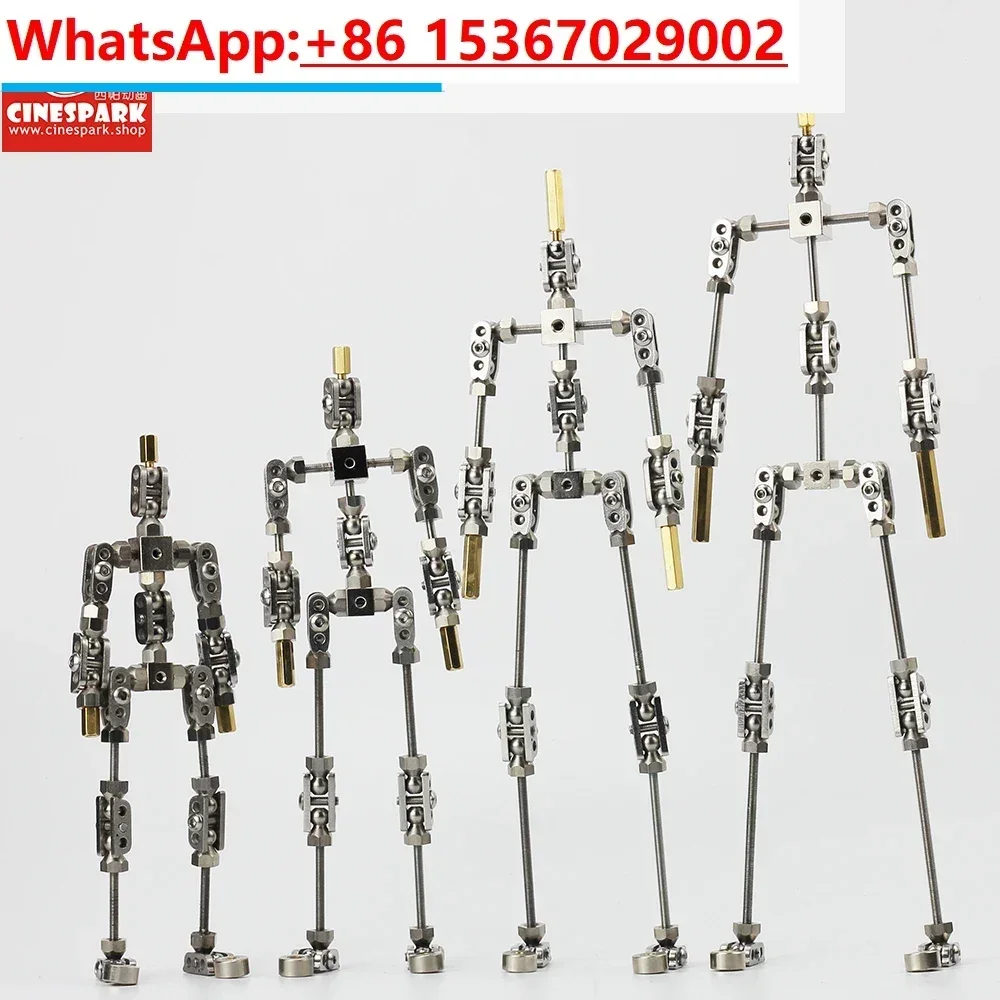 Pro 2.0 High quality steel NOT-READY-MADE DIY animation armature for Stop Motion Animation Character